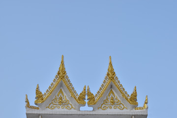 Fototapeta premium Thai Buddhism style royal grand joss house.