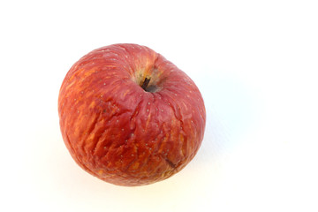 wither red apple