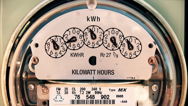 Electricity Meter (Time-lapse 4K) Electrical