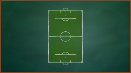 bkt81 BunteKreideTafel - cff3 ChalkFootballField - 16to9 g3292