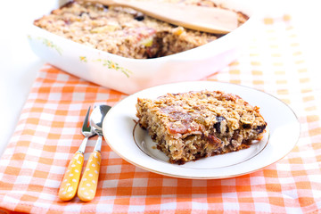 Fruity baked oatmeal