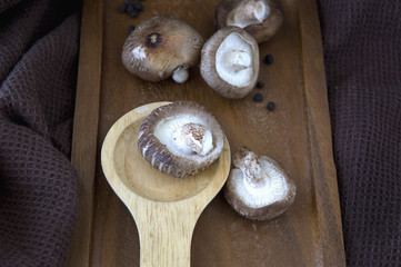 mushroom serve on tray