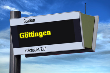 Anzeigetafel 6 - Göttingen