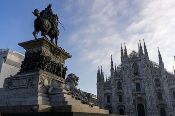 Fototapeta na wymiar Milan Duomo