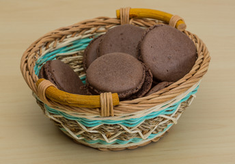 Chocolate macaroons