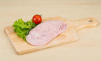 Sliced ham