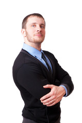 Attractive man looking at the camera