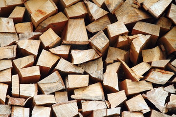wood ready for the fire