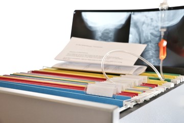 Krankenakte Neutral, freies Textfeld