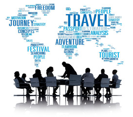 Travel Explore Global Destination Trip Adventure Concept