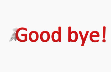 new 3D people pushes inscription