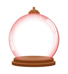 Obraz premium Vector Glass Ball