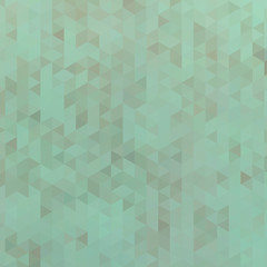 Green triangle abstract background
