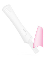 pregnancy test vector illustration