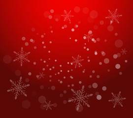 Snowflakes Christmas Background
