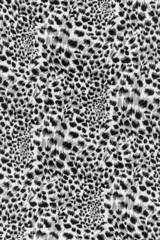 texture of print fabric stripes leopard