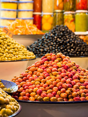Fresh moroccan olives