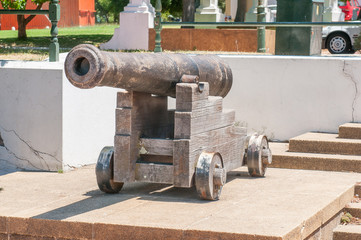 Cannon in the Company Gardens in Cape Town