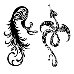 Fantasy animal dragon decorative