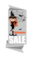 Halloween Witch Paper Banner