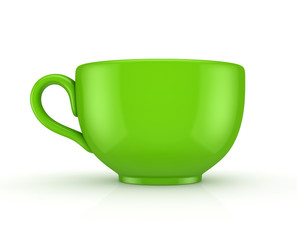 3d rendered cup.