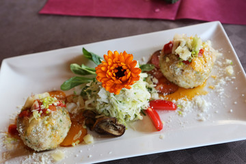 Plate of dumplings - Italy