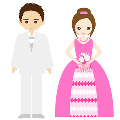 結婚式カップル