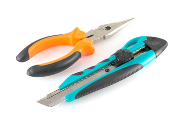 Pliers and knife