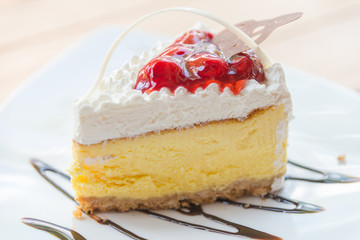 Strawberry cheese cake