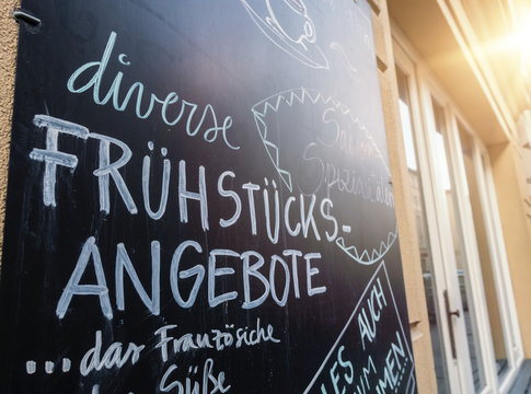 Frühstücksangebote