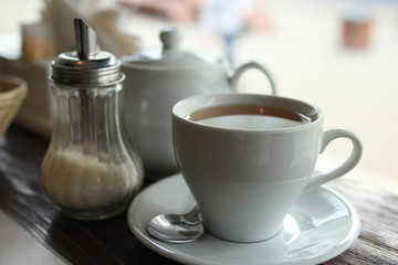 tea in the cafe showcase city