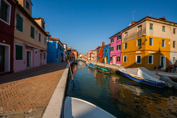 Naklejka na ściany i meble Burano, Venezia, Veneto, Italia
