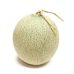 Cantaloupe melon isolated on white background