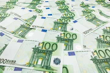 paper money euro. background of banknotes