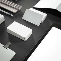 Mockup business template. High resolution.