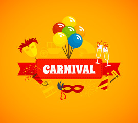 Carnival Flat Background