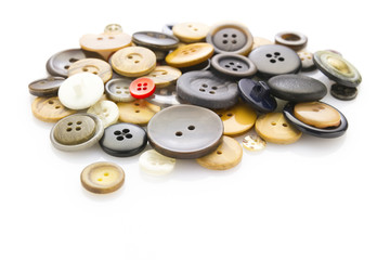 Obraz premium buttons on white