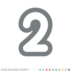 Sticker Icon - Vector file includes all colors