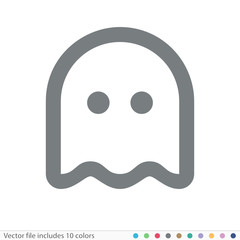 Sticker Icon - Vector file includes all colors