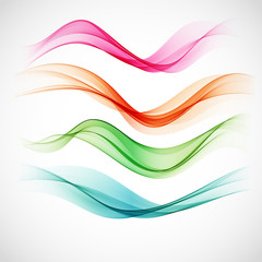 Smoke wave background. Vector illustration
