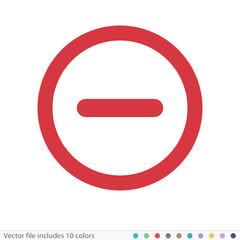 Sticker Icon - Vector file includes all colors