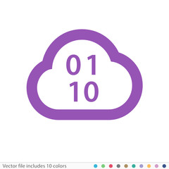 Sticker Icon - Vector file includes all colors