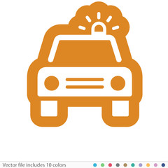 Sticker Icon - Vector file includes all colors