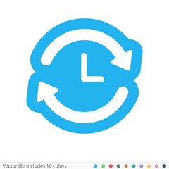 Sticker Icon - Vector file includes all colors