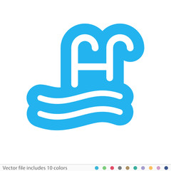 Sticker Icon - Vector file includes all colors