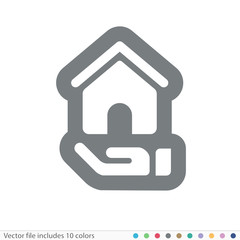 Sticker Icon - Vector file includes all colors