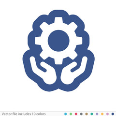 Sticker Icon - Vector file includes all colors