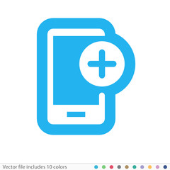 Sticker Icon - Vector file includes all colors