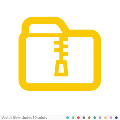 Sticker Icon - Vector file includes all colors