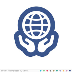 Sticker Icon - Vector file includes all colors